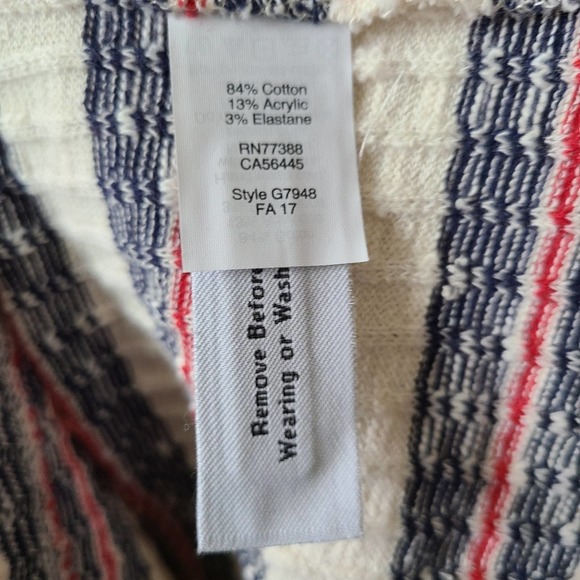 NWT Madewell Rib Knit Mini Dress in Lawton Stripe - Picture 5 of 6